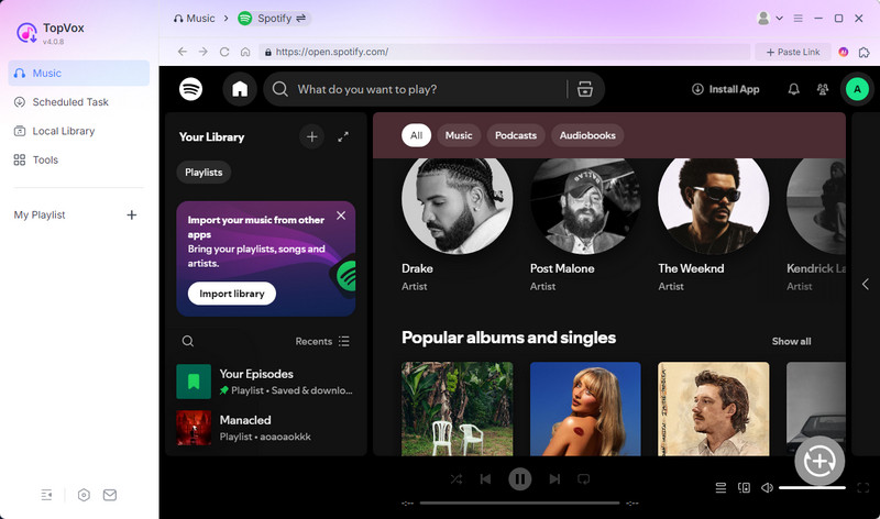 Topvox Spotify Music Converter