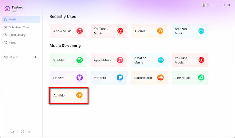 Choose Audible