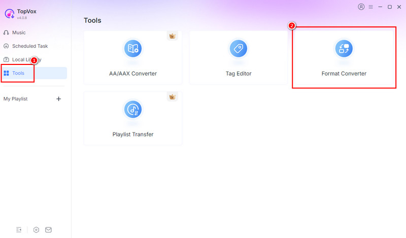 Tools Format Converter Topvox