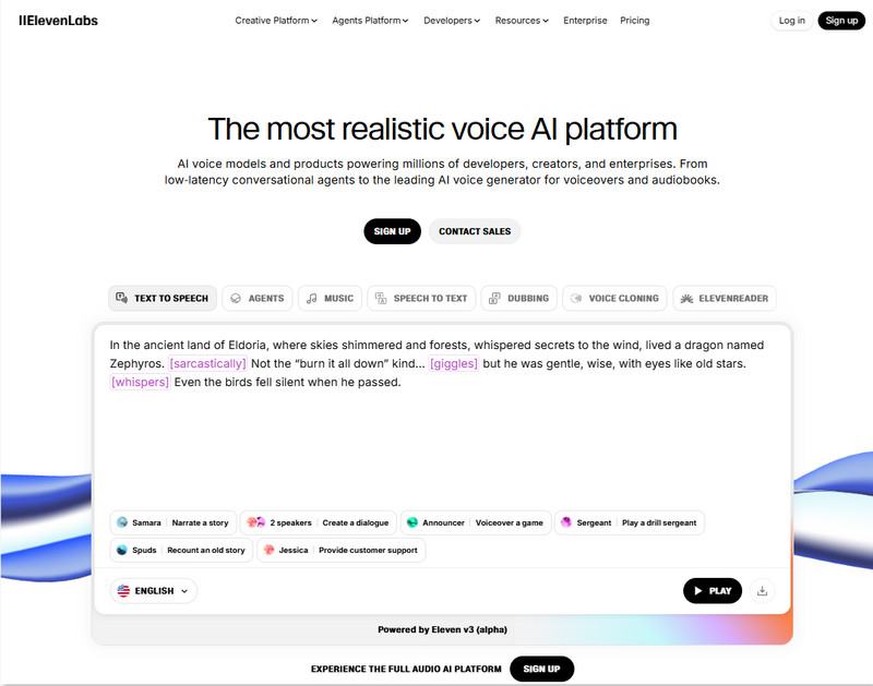 Elevenlabs Voice Ai Platform