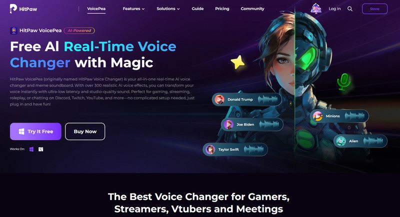 Hitpaw Real Time Voice Changer