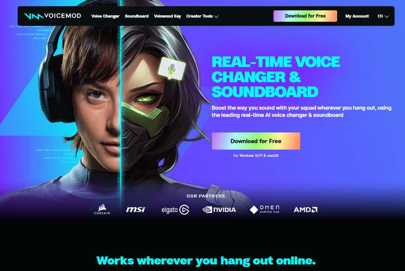 Voicemod Free Voice Changer