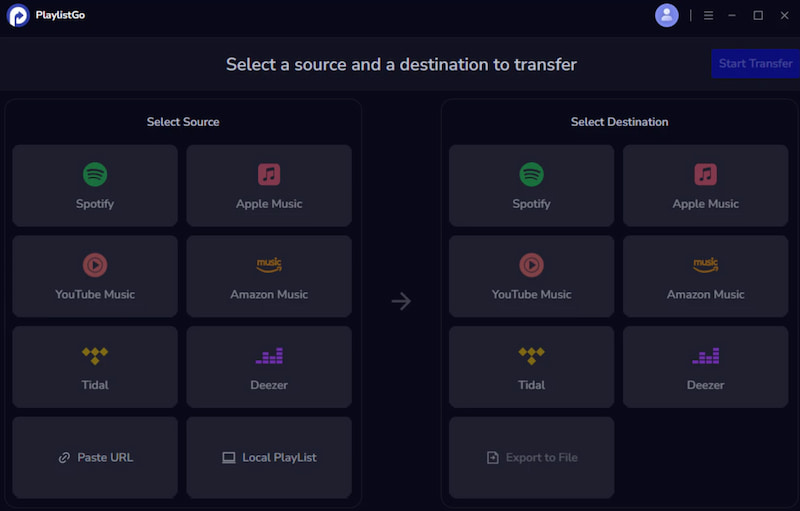 Playlist Go Transfer