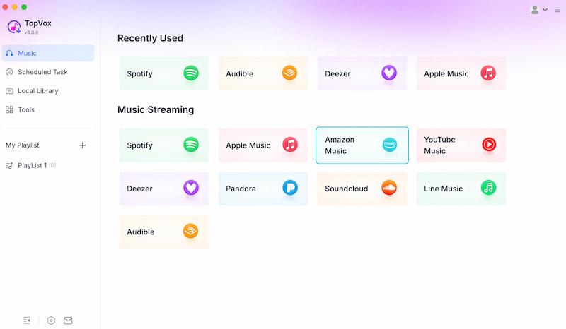 Topvox All Music Platforms