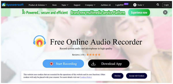 Apowersoft Free Online Audio Recorder