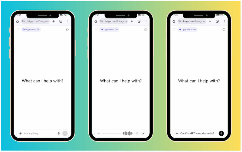 Transcribe Audio In Voice Mode