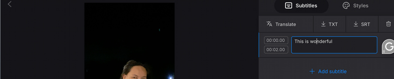 Clideo Type Captions