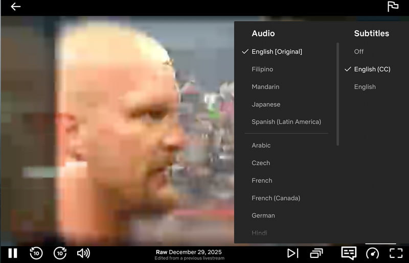 Netflix Audio And Subtitles