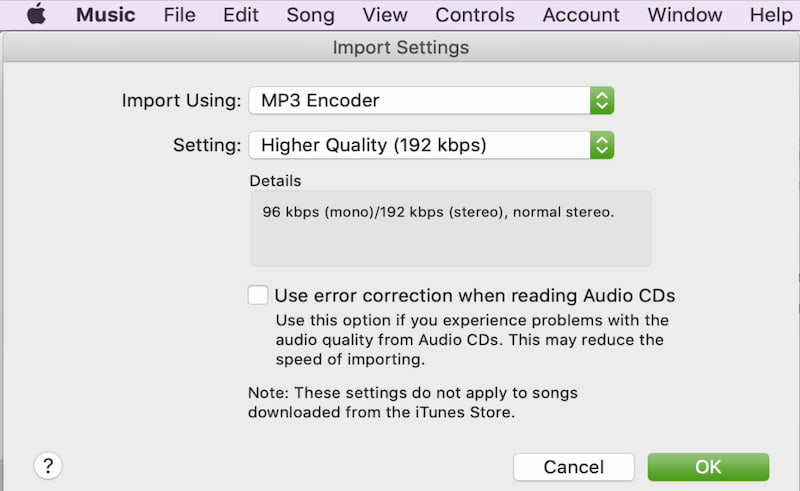 Apple Music Create Mp3 Settings