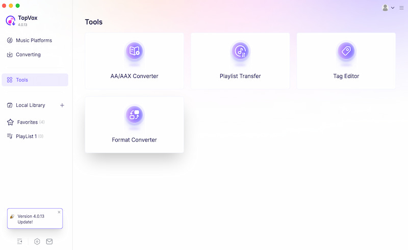 Topvox All Music Converter Tools Format