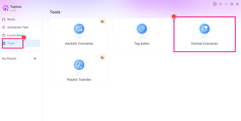 Format Converter Feature Topvox