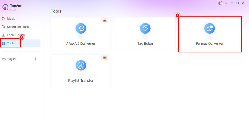 Tools Format Converter Topvox
