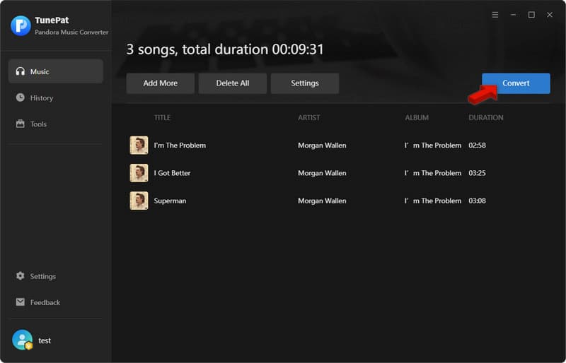 Convert Pandora Musicto Mp3 In Tunepat