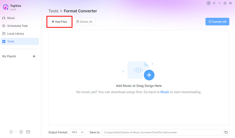 Add Wav File Topvox