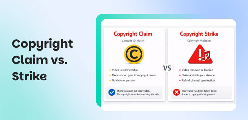Copyright Claim vs Strike