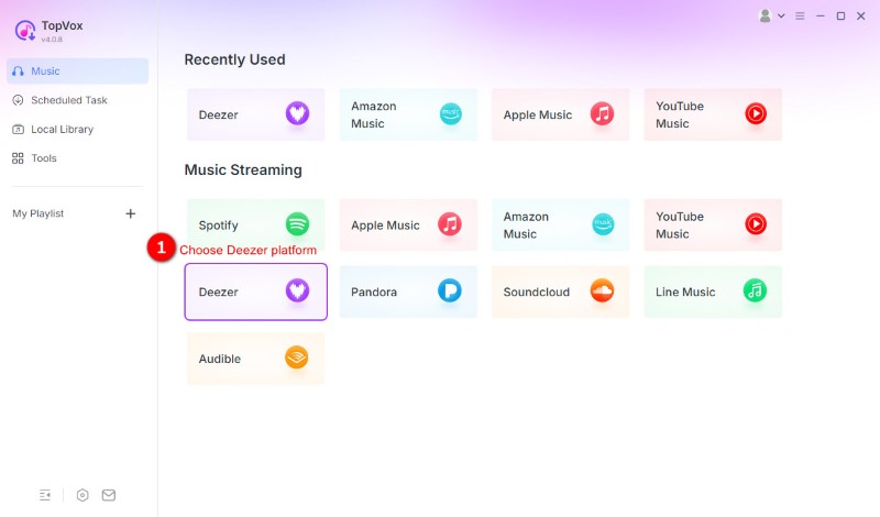 Deezer Music Streaming Platform