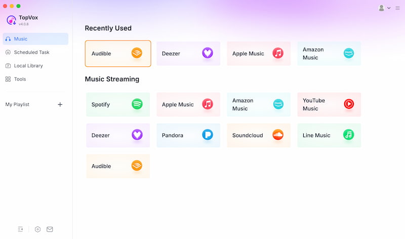 Topvox All Music Converter Audible