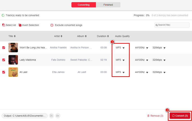 Choose Format Convert Topvox