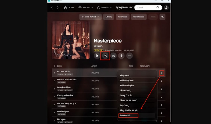 Amazon Music Download Music Officiall PC