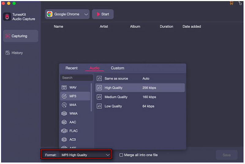 Configure Output Settings