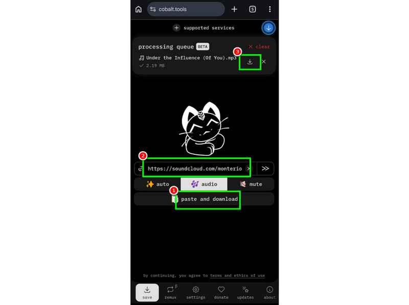 Download SoundCloud Songs Cobalt