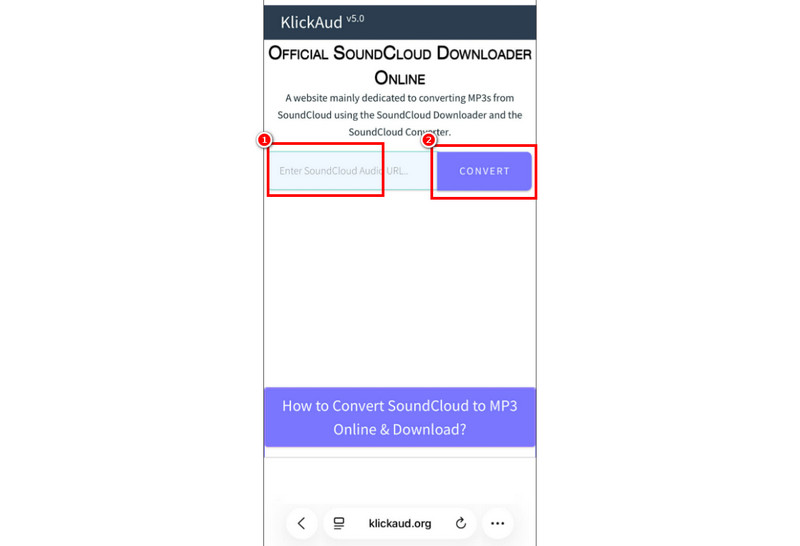 Download SoundCloud Songs Klickaud