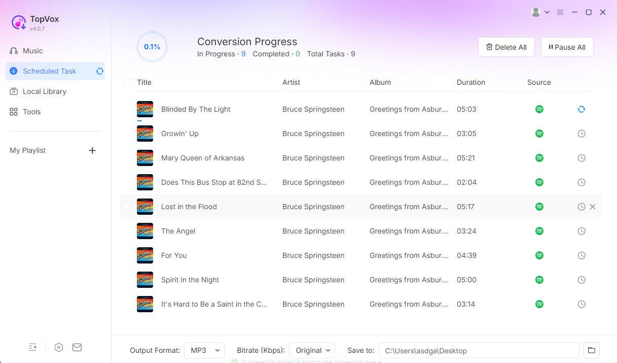 Convert Spotify Tracks Now