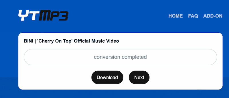 Ytmp3 Download Button