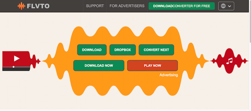 Flvto Download Button