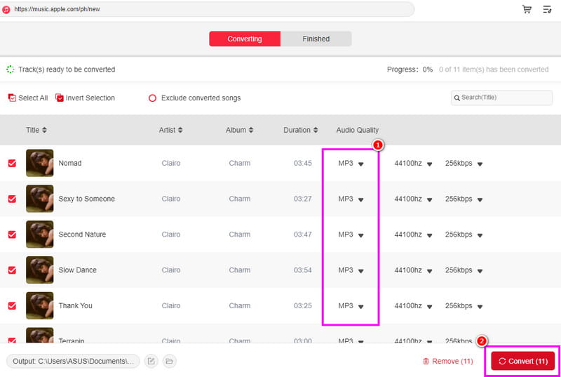 Select Format Hit Convert All Topvox