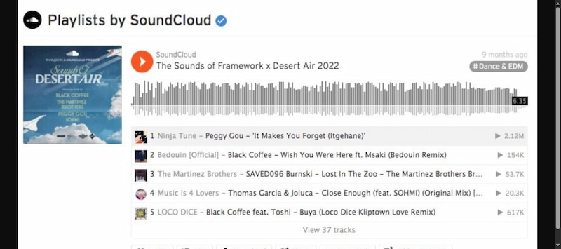 Navigate to Playlists