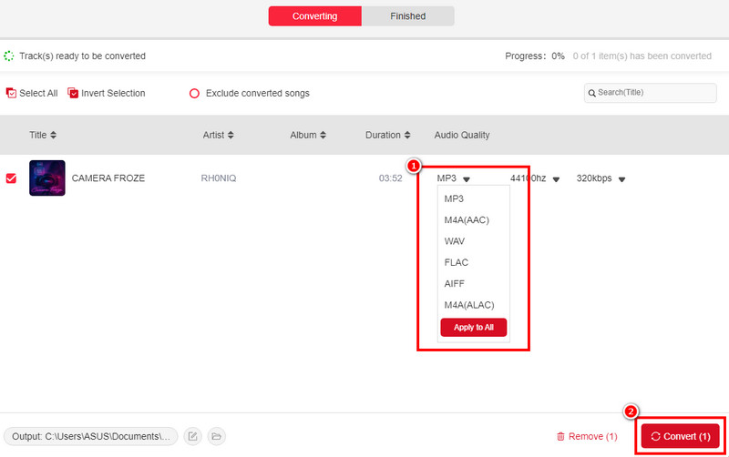 Select Format Convert Topvox