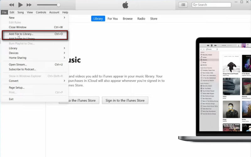 Add Music to Library