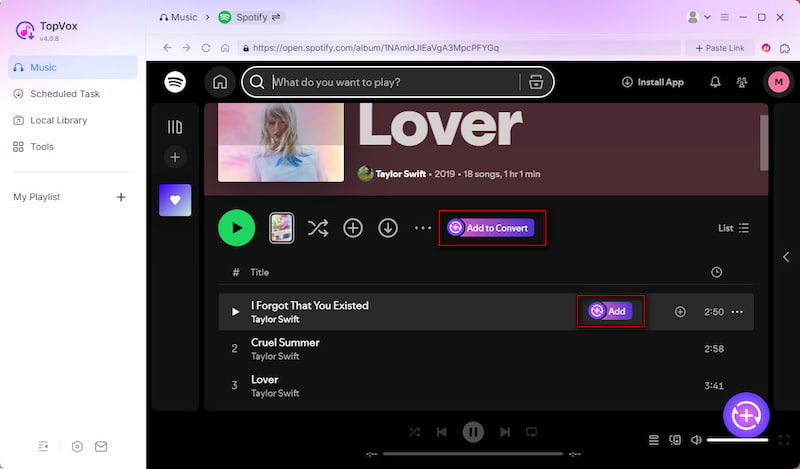 Add Music to Queue