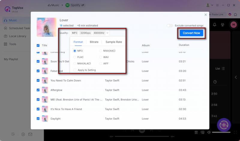 Adjust Settings And Download