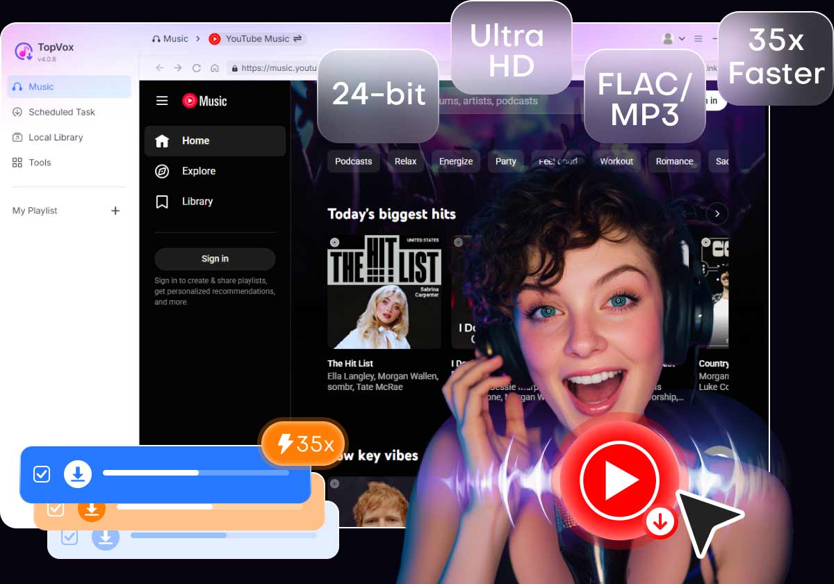 Youtube Music Banner