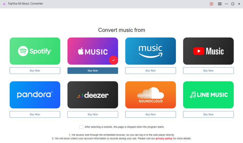Choose Streaming Platform Topvox
