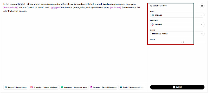 Configure Voice Settings