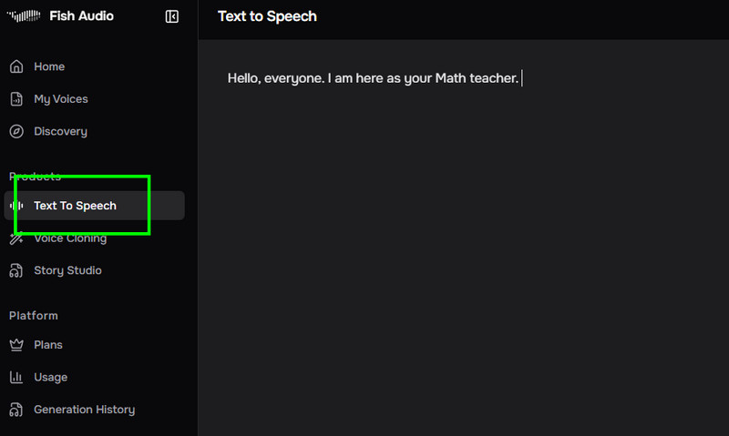 Text to Speech
