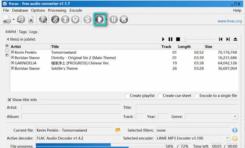 Encode Flac To Mp3 In Freac