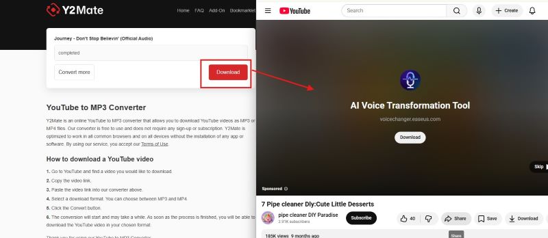 Y2mate Youtube To Mp3