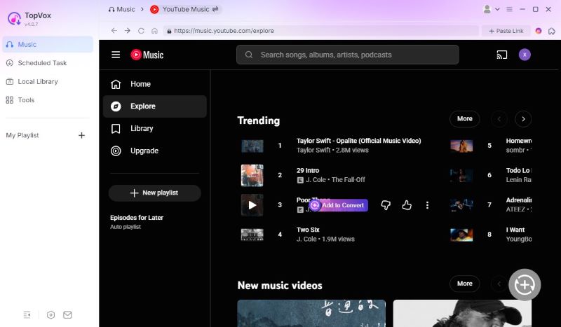 Youtube Add to Convert