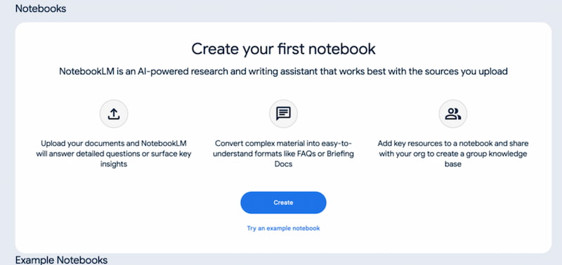 NotebookLM Create Podcast