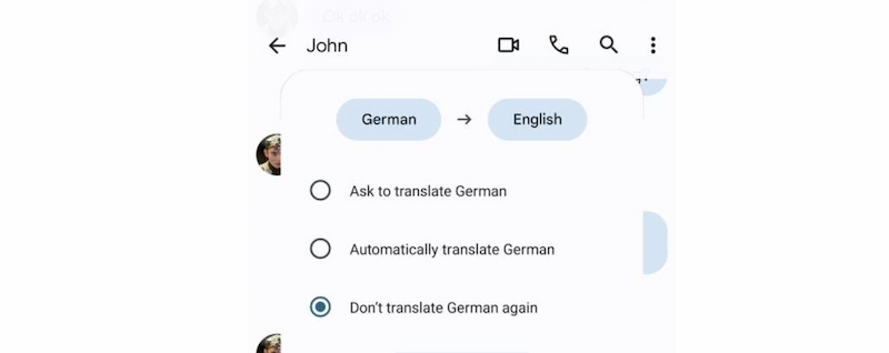 Google Live Translate More Setting