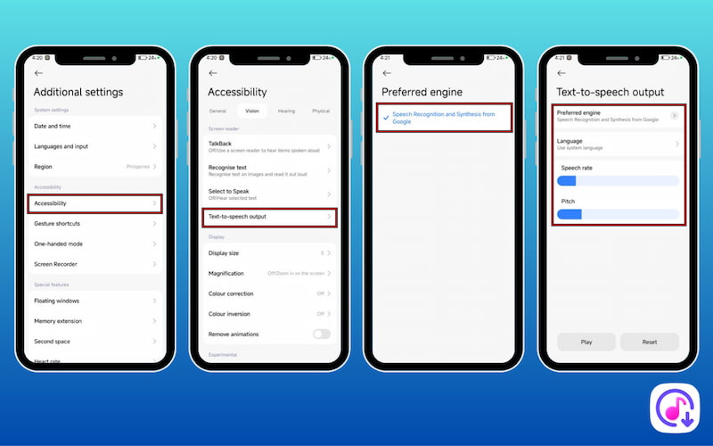 Setup Text To Speech