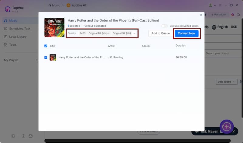 Choose Output And Download