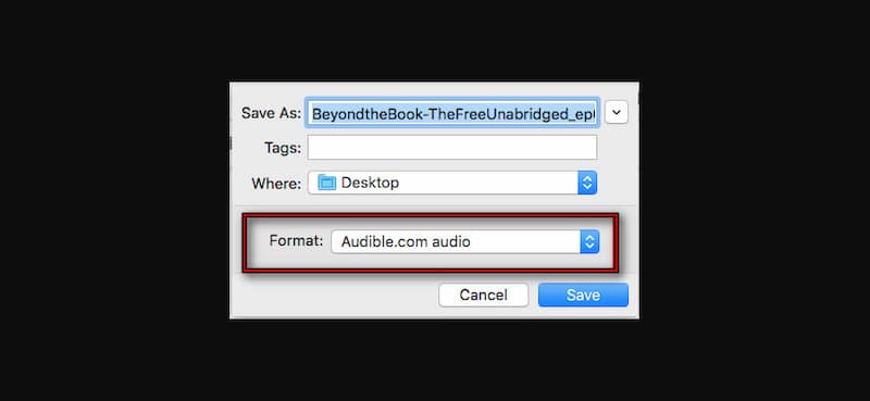 Location of Audible Books on Mac