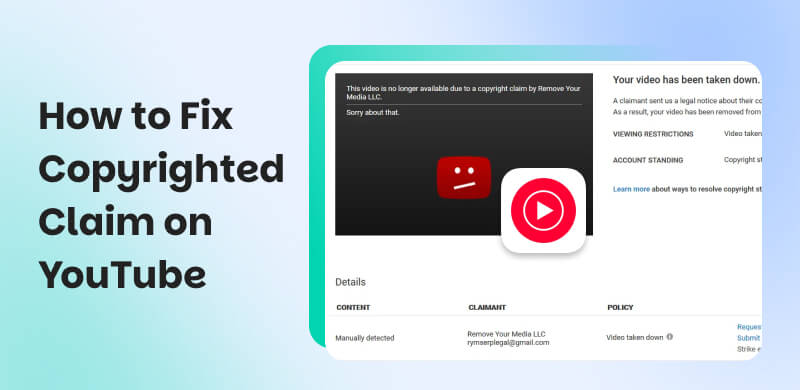 How to Fix Copyright Claim on YouTube
