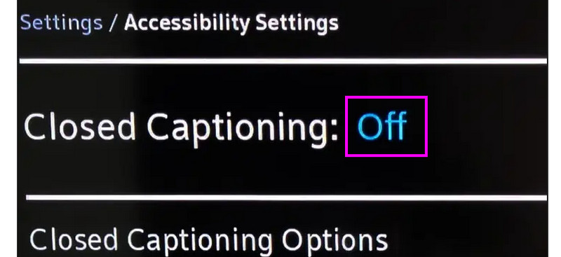 Turn Off CC Android TV