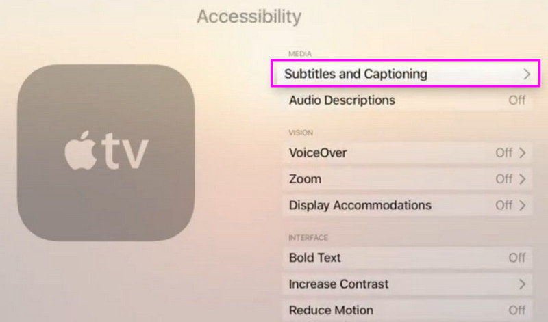 Turn Off CC Apple TV